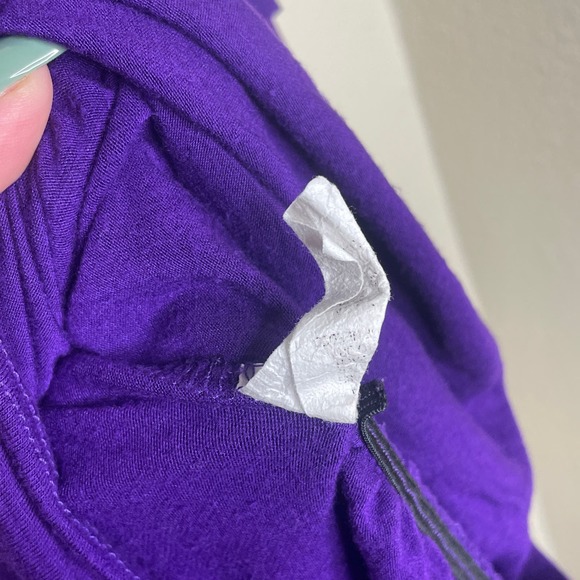 Made By Johnny Womens Purple Top Size XL - Picture 3 of 4